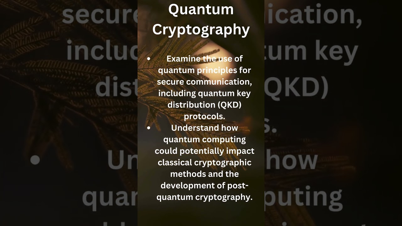 Unlocking the Power of Quantum Cryptography 🔐 | Short & Viral Tech Insights