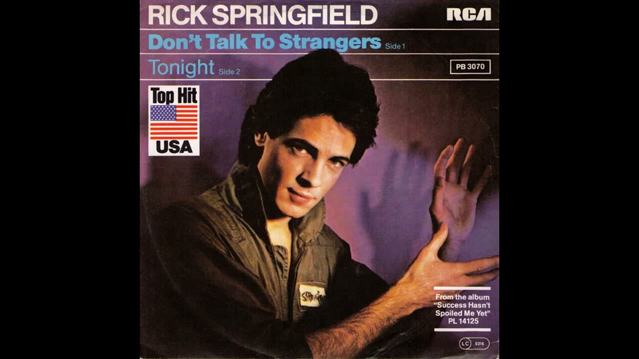 Rick Springfield's 1982 Hit 'Don't Talk To Strangers' 🎶 - Classic Rock Favorite