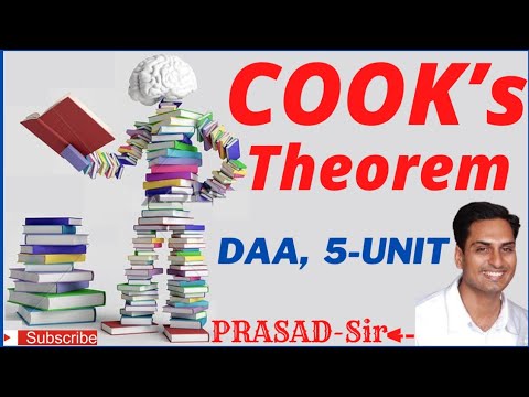 Cook's Theorem / Cooks Theorem /#CookTheorem/#Cookstheorem/#DAA/#NPHardAndNPComplete/#PrasadSir/