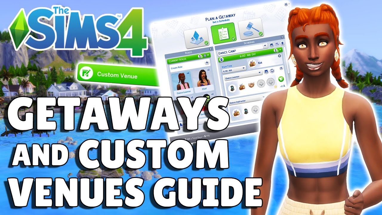 Getaways & Custom Venues in The Sims 4 🏝️