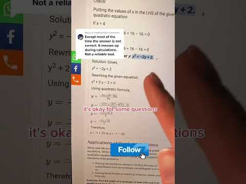 DO NOT use ChatGPT - How to use AI to solve your maths problems ✅ #chatgpt #wolframalpha