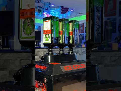 3 bottle Jager dispenser #jagerdispenser #jager #mancave