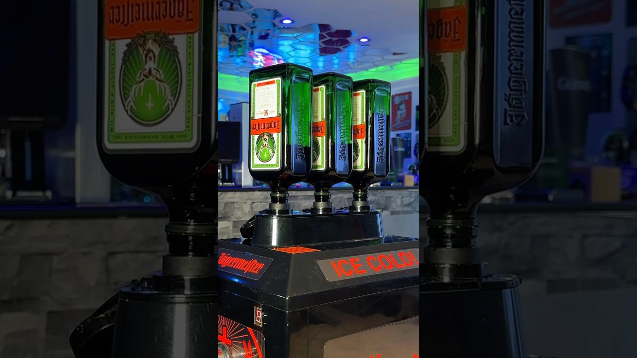 3 Upgrade Your Mancave with a 3-Bottle Jäger Dispenser 🥃