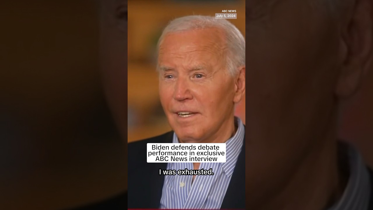 Biden Addresses Debate Performance in Exclusive ABC News Interview