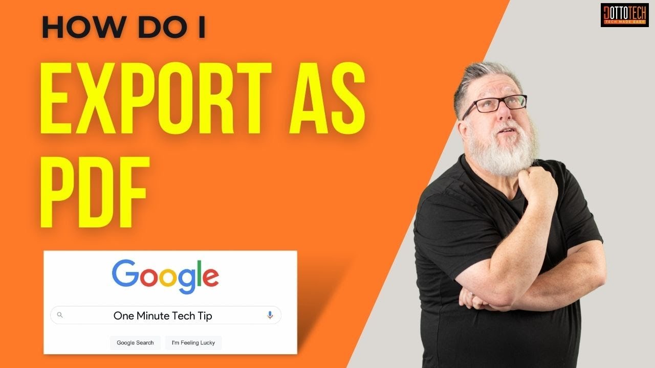 How to Convert a Google Doc to PDF