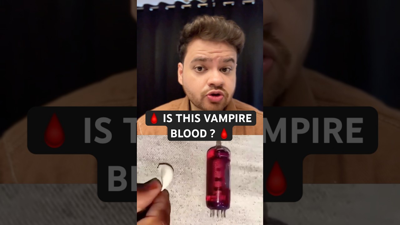 Is This Vampire Blood? Discover the Truth 🩸