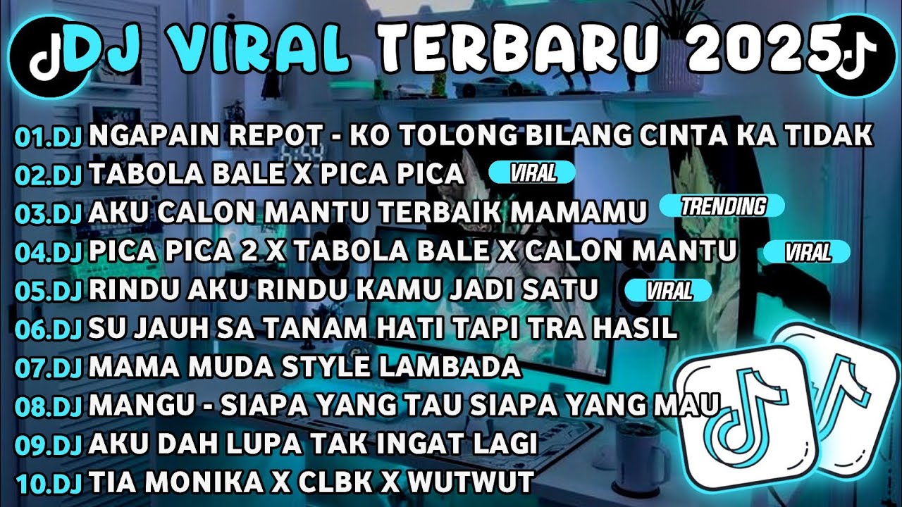 DJ TikTok Terbaru 2025 🎶 - Lagu Hits & Tips Pakai Headset