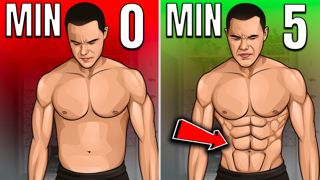 Get Abs in Just 5 Minutes! Quick & Effective Workout 💪
