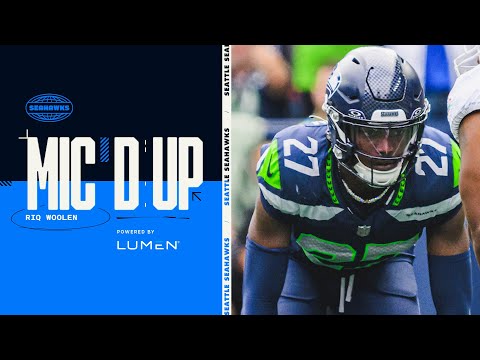 Riq Woolen Mic'd Up: "They're Scared To Throw My Way" | 2024 Week 3 vs. Dolphins