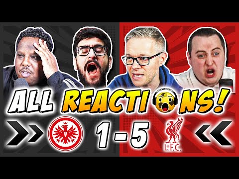 Liverpool and Rivals & Haters Fan Reactions to Frankfurt 1-5 Liverpool | Champions League Fan Reacti