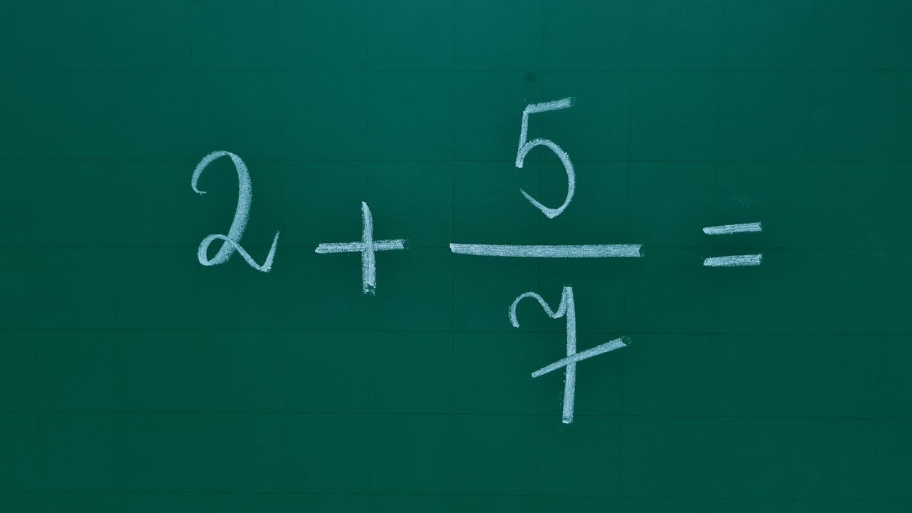 Soma de Número Inteiro com Fração com Professora Angela