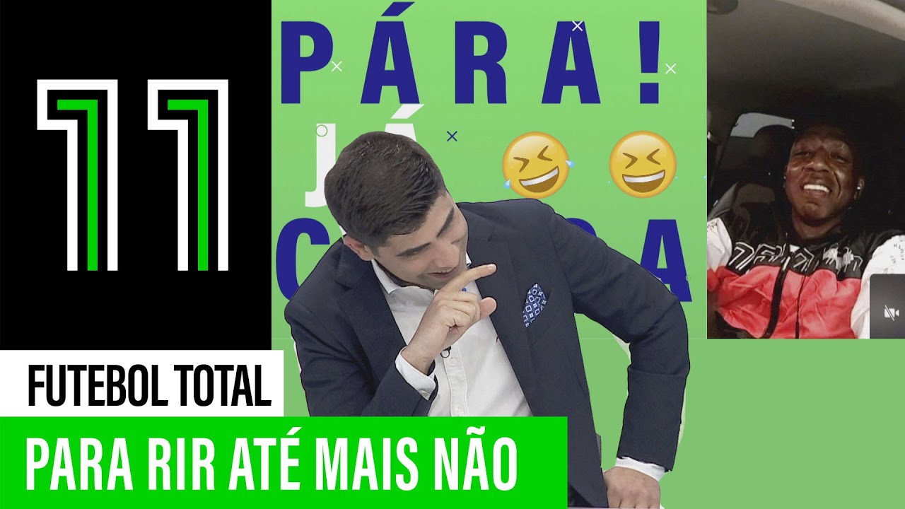 Amaral no 'Futebol Total' para rir 🤣