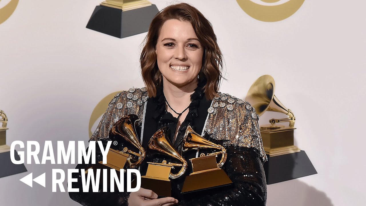 Watch Brandi Carlile Nervously Accept Her First GRAMMY For "The Joke" In 2019 | GRAMMY Rewind