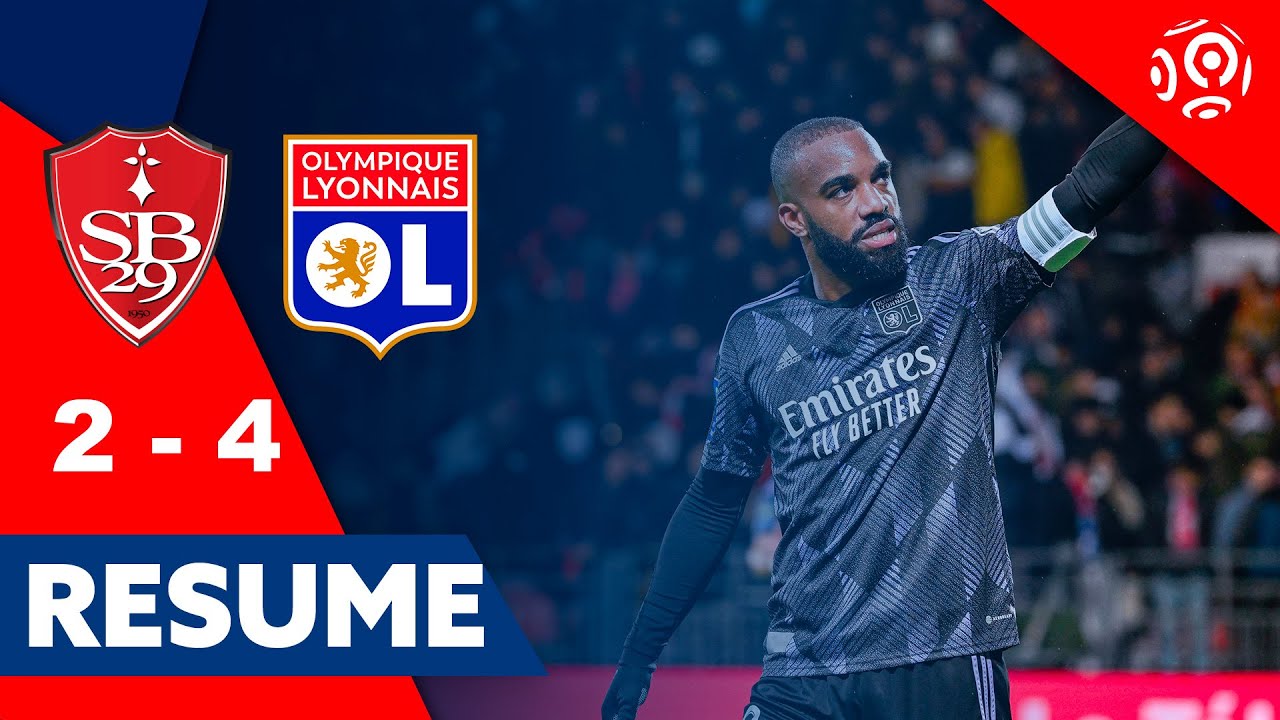 Stade Brestois 29 vs Olympique Lyonnais | Ligue 1 J16 Highlights ⚽