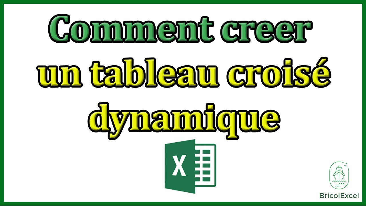 Créer un tableau croisé dynamique dans Excel 📊