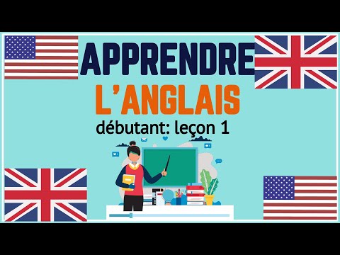 Cours d'anglais débutant leçon 1