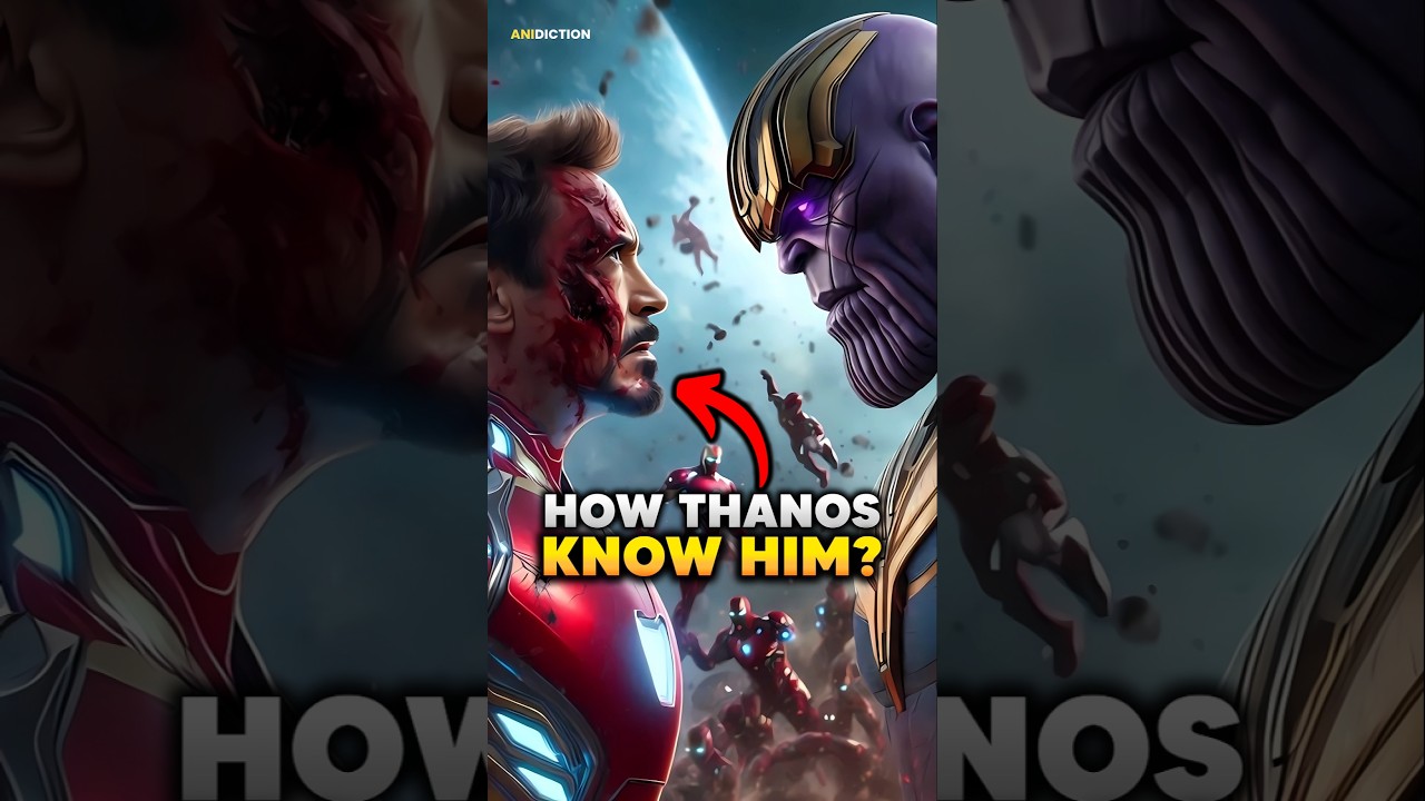 Thanos and Tony Stark: How Did They Meet? 🤔