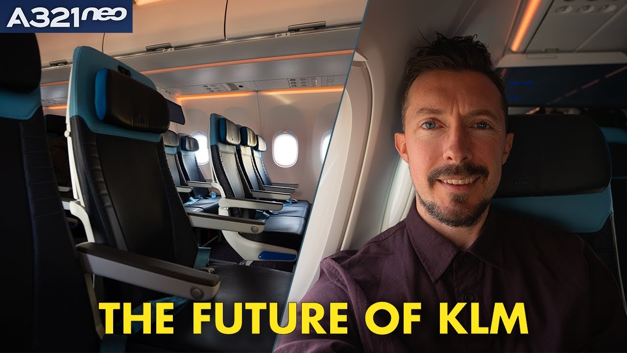 Flying KLM A321NEO Business Class Stockholm to Amsterdam ✈️