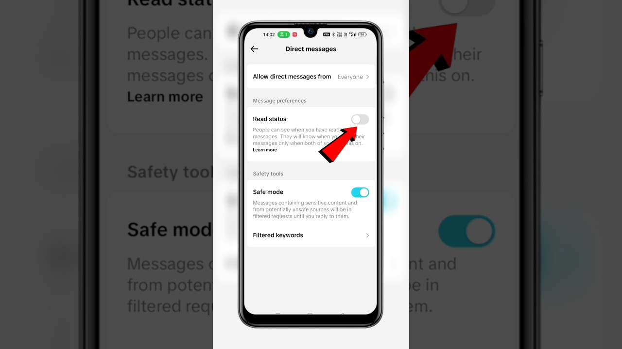 TikTok Message Read Status Hide | How to Turn Off TikTok Message Read Receipts #techfrack #shorts