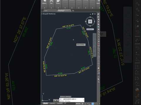 Bearing & Distance Labeling in Civil 3D - tutorial #autolabels