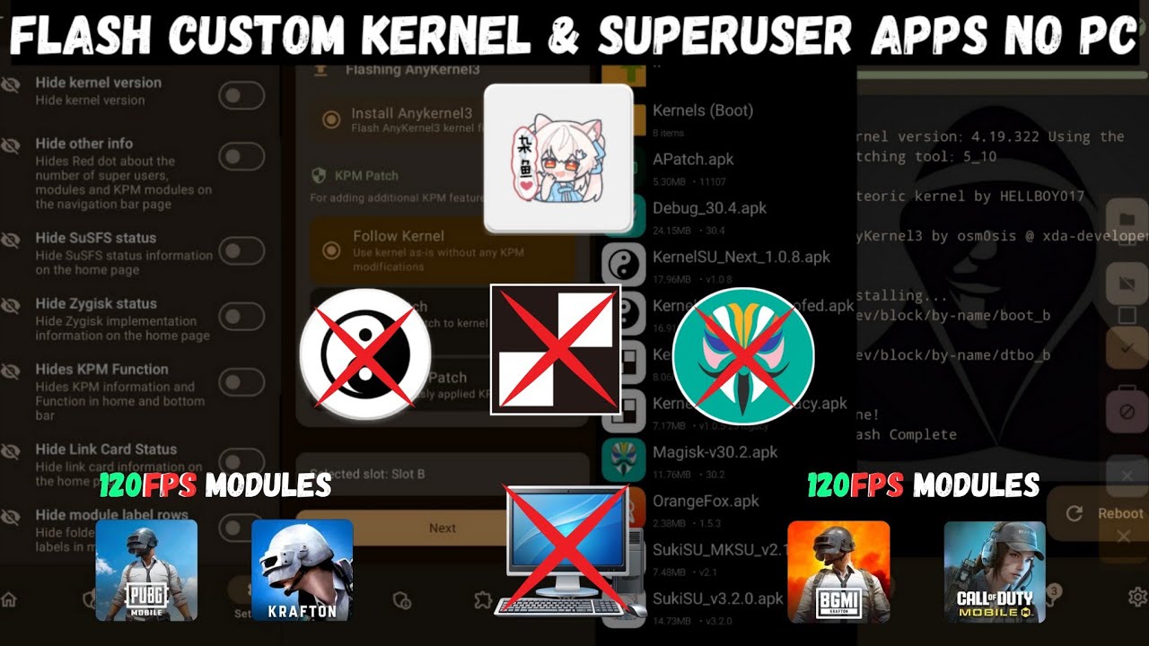 Run Magisk, SukiSU & KernelSU Root Apps Without PC