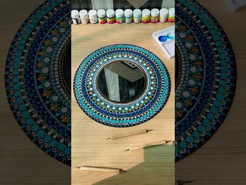 Dot mandala | Mandala art | mirror mandala #dotmandala #mandala #artvideos #mandalaart