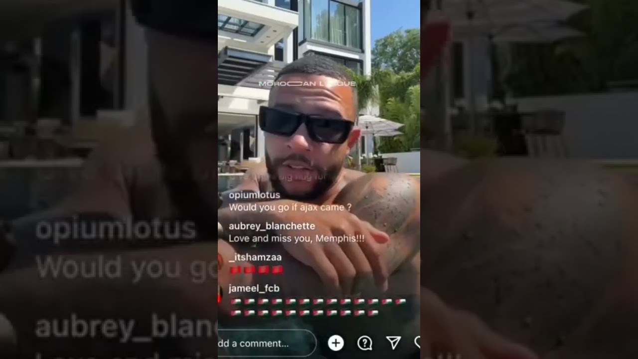 ديباي من برشلونة يوجه تحية للجمهور العربي 🌍