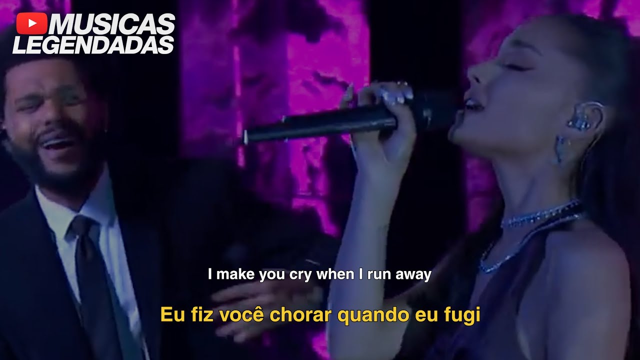 (Ao Vivo) The Weeknd & Ariana Grande - Save Your Tears (Legendado | Letras + Tradução)