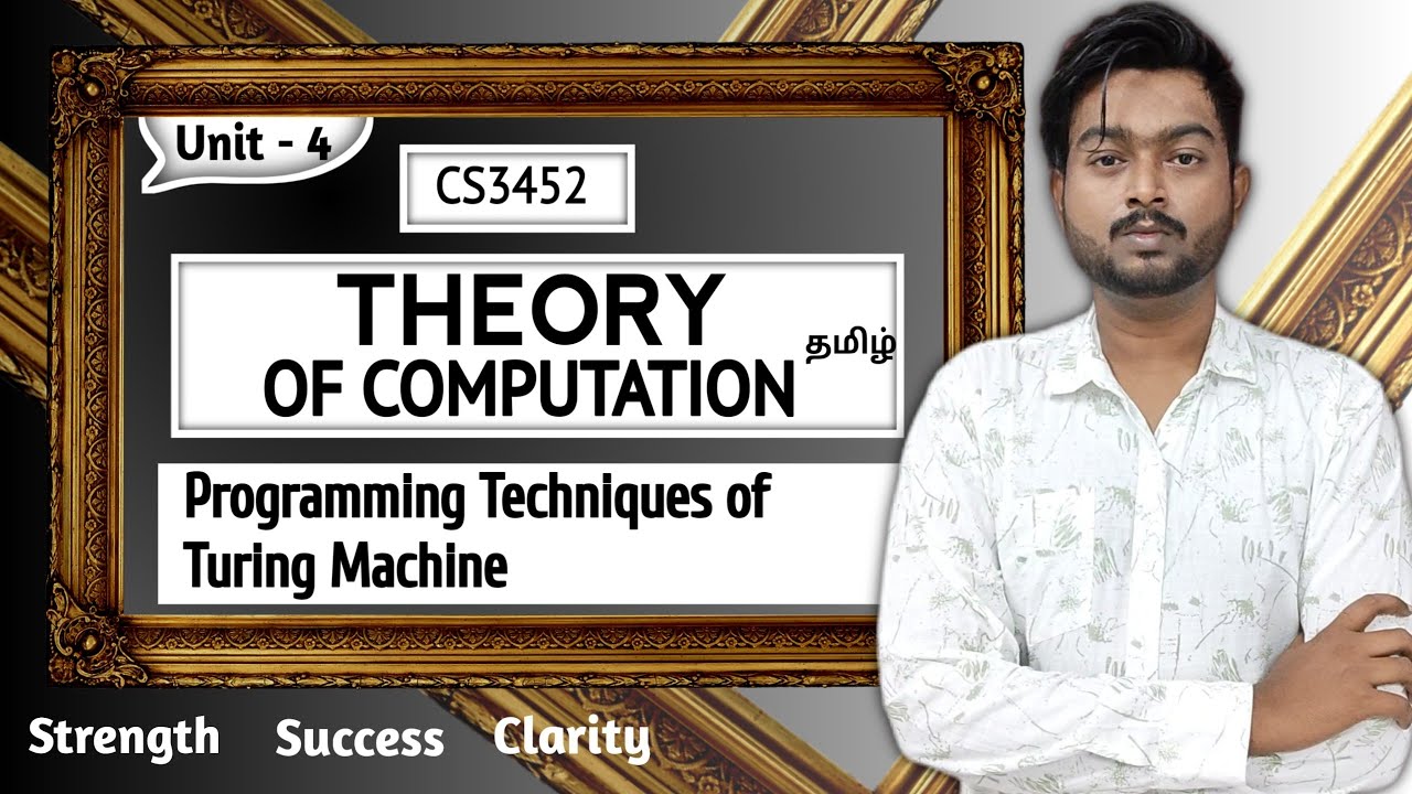 Turing Machine Programming Techniques in Tamil