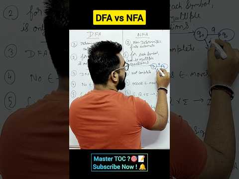DFA vs NFA Explained in 1 Minute тП│ | Theory of Computation