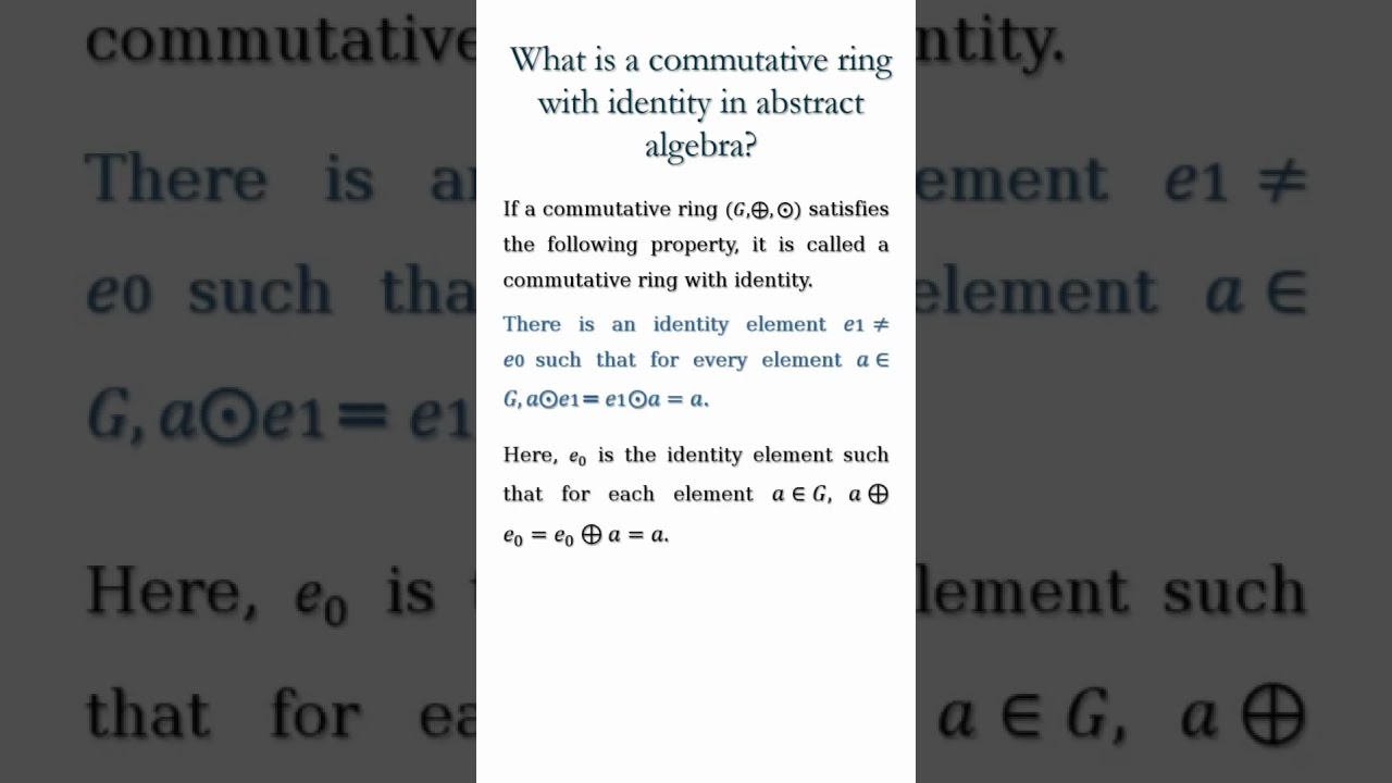 Understanding Integral Domains in Abstract Algebra 🧮