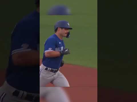 Davis Schneider hits a home run in his first major league at bat!!! #shorts #ytshorts #mlb #baseball