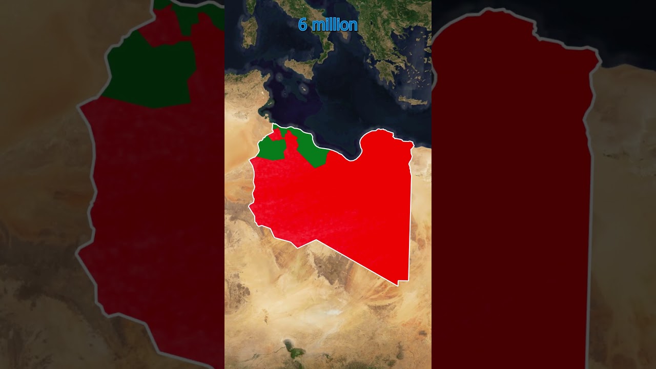 Should Libya Just Be Two Countries? ๐ค #history #mapping #current #libya #civilwar