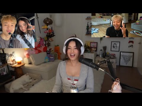 Valkyrae CAUGHT Jason Wanting To Play Among Us For Sakura!