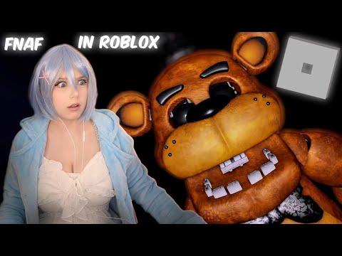 UpMinaa Plays FNAF 1 IN ROBLOX With celebi.cos