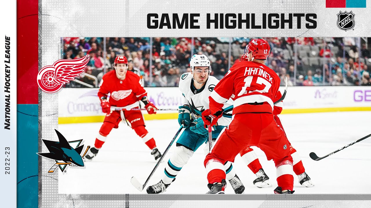 Red Wings vs Sharks | Exciting NHL Highlights from 11/17 ๐