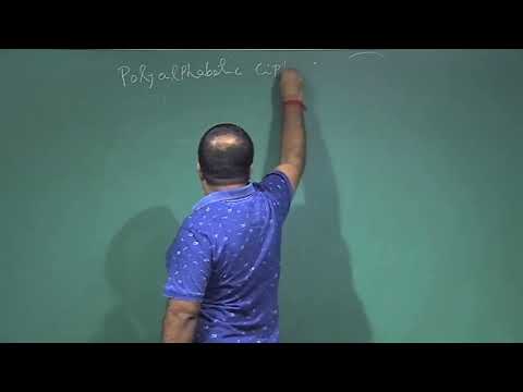 Lecture 03: Cryptanalysis on Substitution Cipher (Frequency Analysis ). #CH30SP #swayamprabha