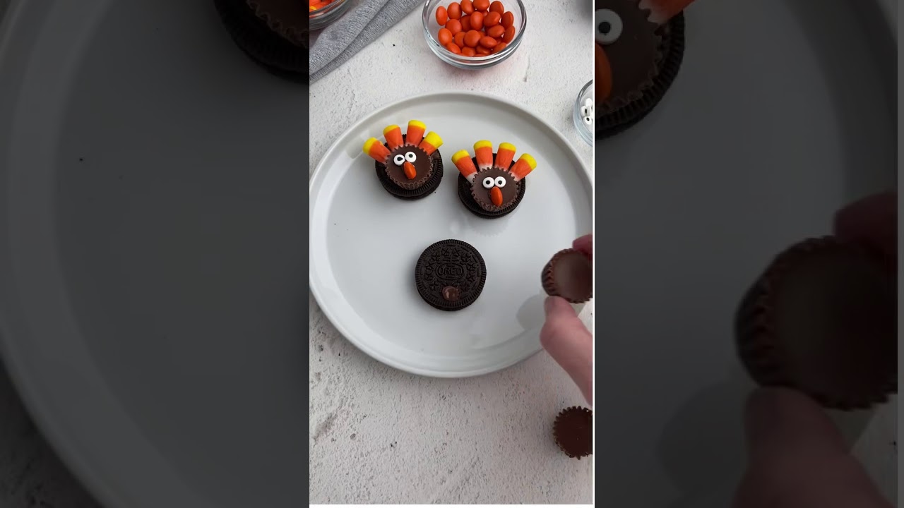 Easy No-Bake OREO Turkey Cookies 🦃 – Perfect for Kids & Thanksgiving!