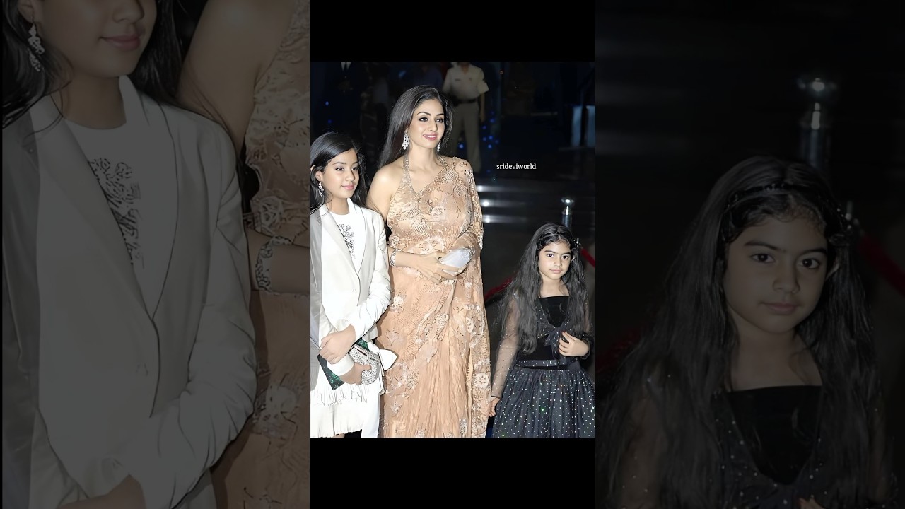 Sridevi with Daughters Janhvi & Khushi β¨