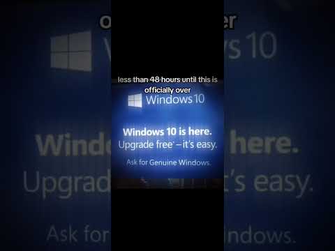 less than 48 hours until Windows 10 is over