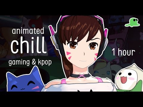 ๐ฎ Relaxing 1-Hour LoFi Mix with D.Va's Bedroom Vibes & Cute Plushies!