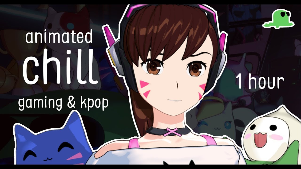 🎮 Relaxing 1-Hour LoFi Mix with D.Va's Bedroom Vibes & Cute Plushies!