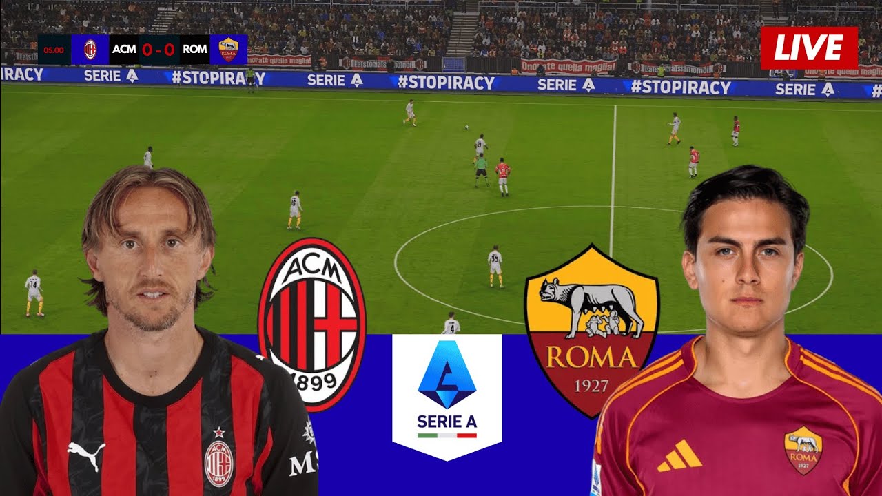 Live Serie A: AC Milan vs AS Roma ⚽ Full Match Replay & Live Scores (03/11/2025)