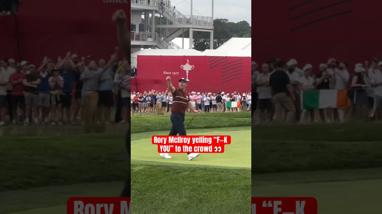 Rory McIlroy Shows Passion During Ryder Cup