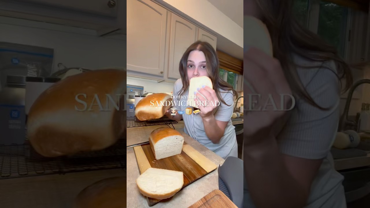Homemade White Bread Recipe 🍞