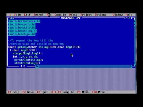 Vigenere Cipher and it's implementation on C++