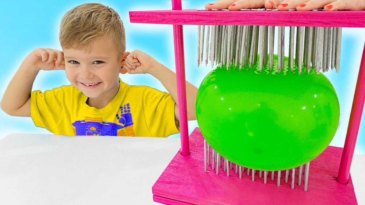 Забавные эксперименты с воздушными шариками для детей 🎈