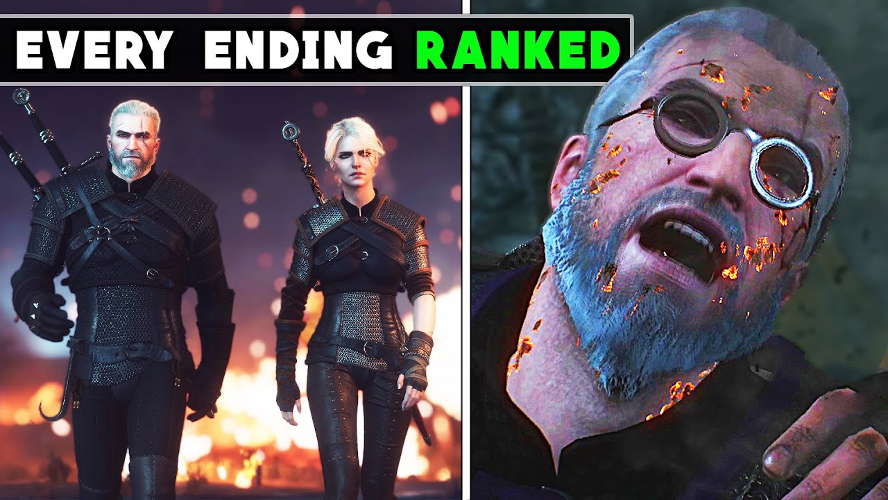 Witcher 3 - All 15 Endings Ranked WORST to BEST