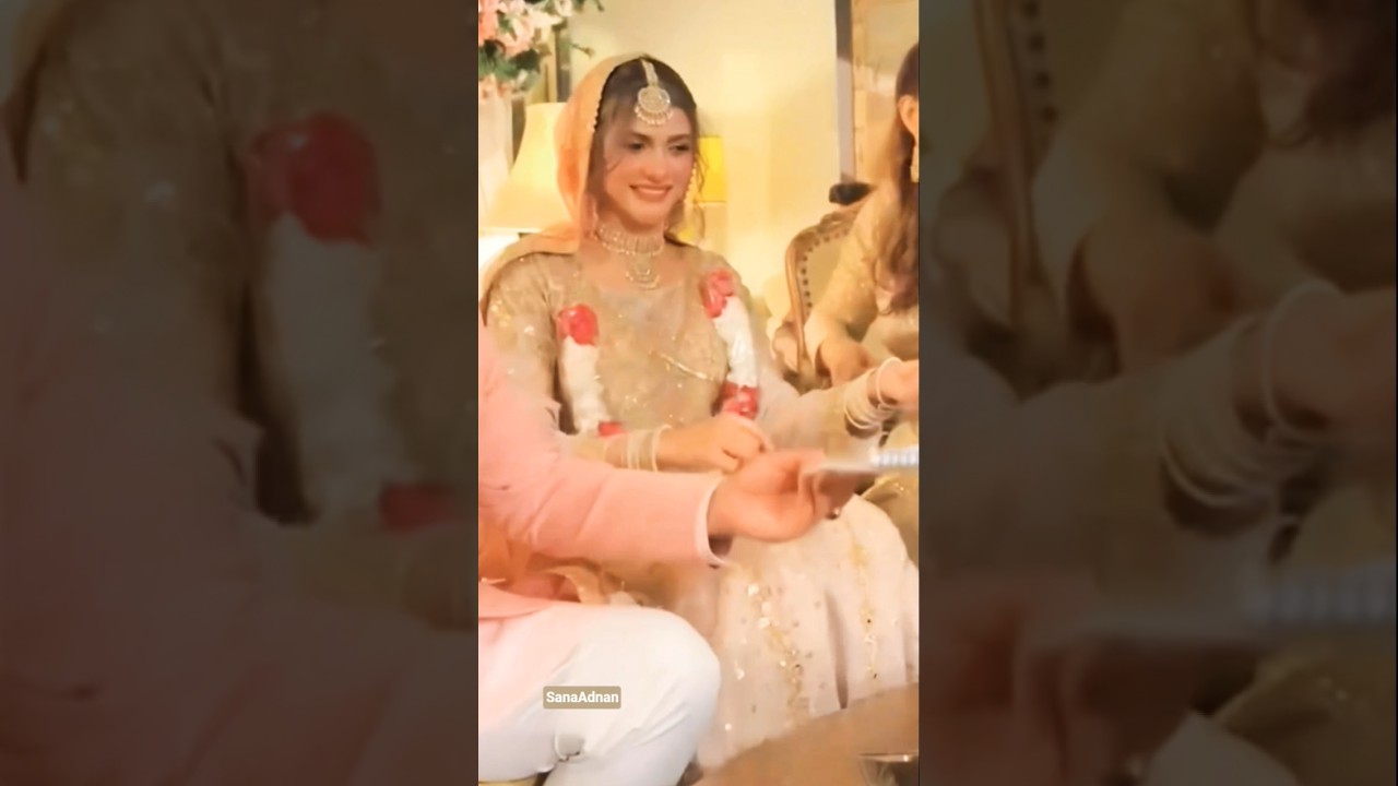 Stunning Bridal Look of Actress Faiz Khan 💍 | Faiza Khan's Wedding Style