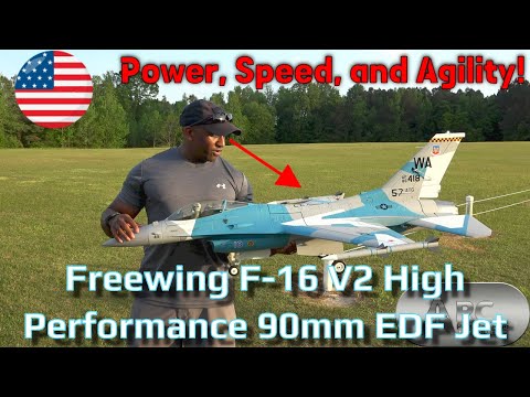Most INSANE RC F-16 V2 Aggressor 90mm EDF Jet Ever Made!